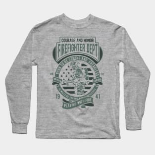 Firefighter Dept Long Sleeve T-Shirt